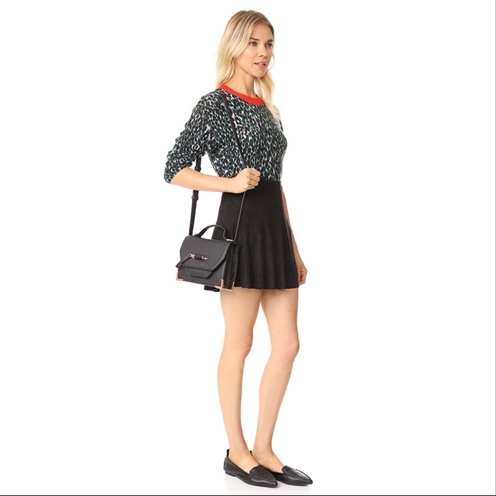 Mackage Rubie Top Handle Gold Arrow Bag EUC - Picture 5 of 14